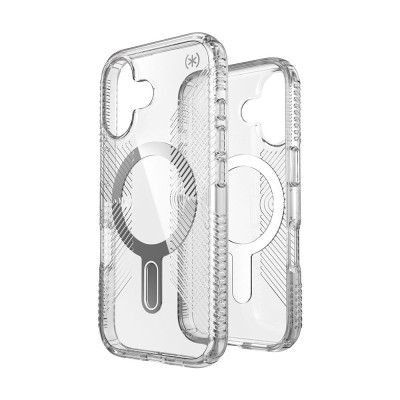 speck Presidio Perfect Clear Grip + CL iPhone 16