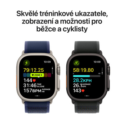 Apple Watch Ultra 2 49mm Black Titan, Black Ocean