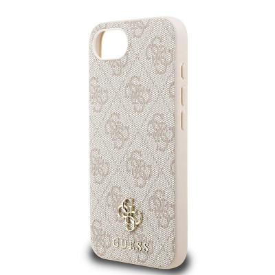 Guess PU 4G Small Metal Logo MagSafe iPhone 16e,Pi