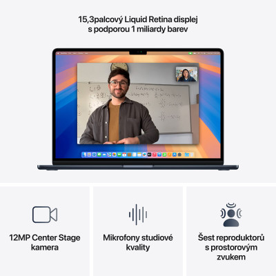 MacBook Air 15" M4 10-CPU/10-GPU/24GB/512GB/CZ/MID