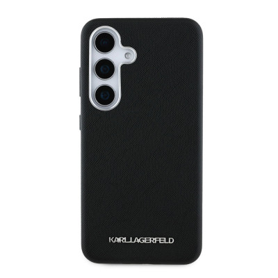 Karl Lagerfeld Saffiano MagSafe Galaxy S25, Black