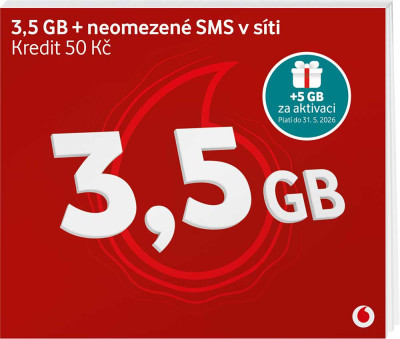 Vodafone SIM karta na data