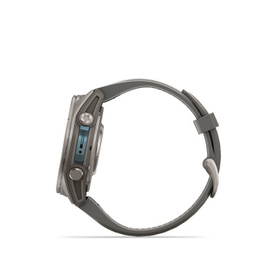 Garmin fenix 9 43mm Titanium/Pebble Gray Sport Band