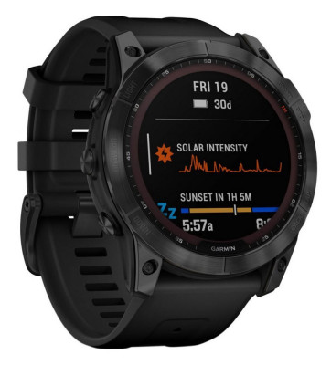 Garmin fenix 7X Sapphire Solar,Titan Black/Bla