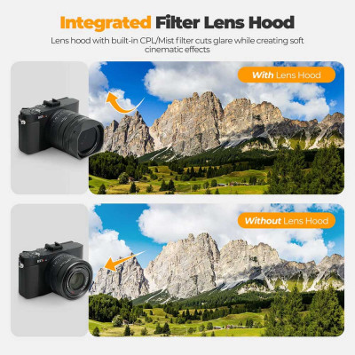 FREEWELL Sony RX1R III Real Lens Hood(Black)