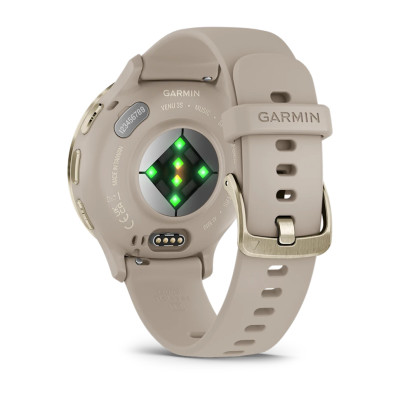 Garmin Venu 3S Cream Gold/French Gray, Silicone B.