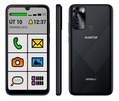 Aligator S6550 Duo SENIOR 128GB Black