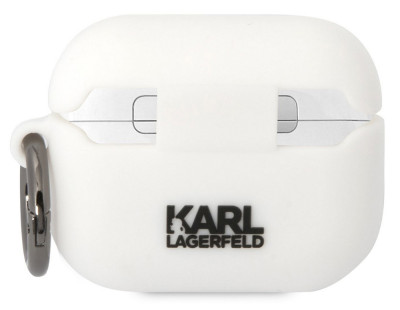 Karl Lagerfeld 3D Logo NFT Karl Airpods Pro, White