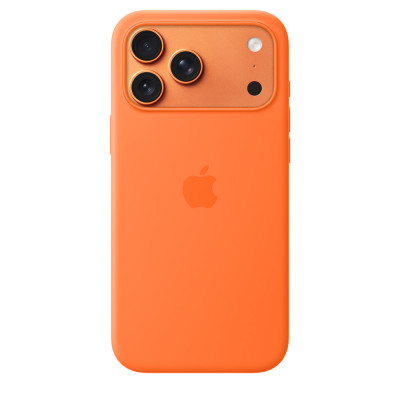iPhone 17 Pro Max Silicone Case MagSafe – Orange