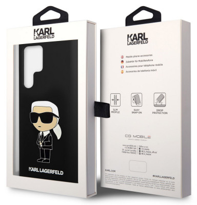 Karl Lagerfeld L. Silicon Ikonik Samsung S23U,Blac