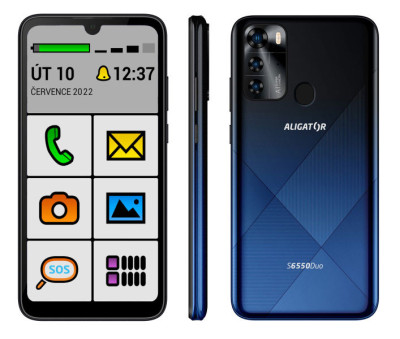 Aligator S6550 Duo SENIOR 128GB Blue