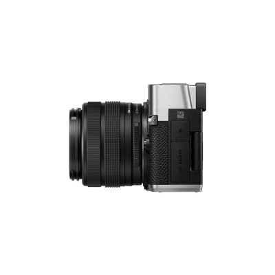 OM SYSTEM PEN body silver Zuiko 14-42mm black