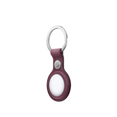 AirTag FineWoven Key Ring Mulberry