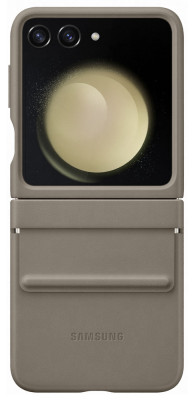 Samsung Flap ECO-Leather Case Z Flip 5, Etoupe