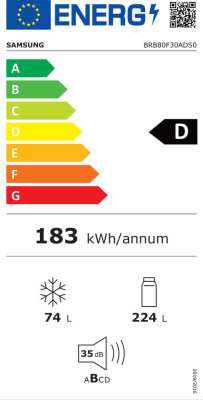 Vestavná chladnička Samsung BRB80F30ADS0EO