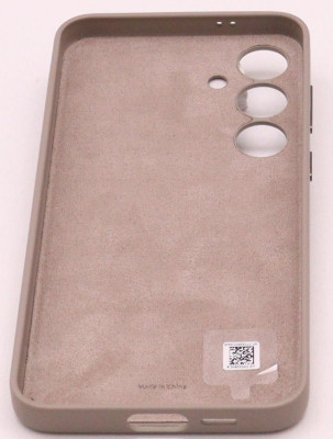 Samsung Vegan Leather Case Galaxy S24+, Taupe
