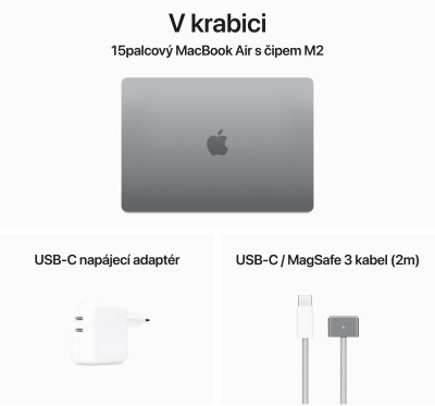 MacBook Air 15,3" M2 8-CPU/10-GPU/8GB/512GB/CZ/SG