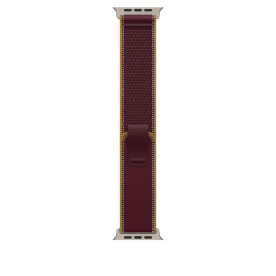 Apple 49mm Burgundy Trail Loop M/L - Natural Titan