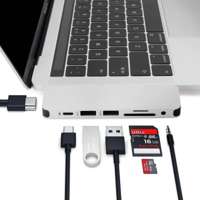 HyperDrive SOLO USB-C Hub MacBook & USB-C, Silver
