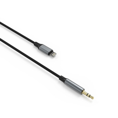 FIXED Audio kabel Link Lightning na 3,5mm, Grey
