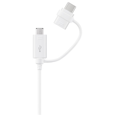Samsung data kabel 2in1 z USB-A na microUSB/USB-C