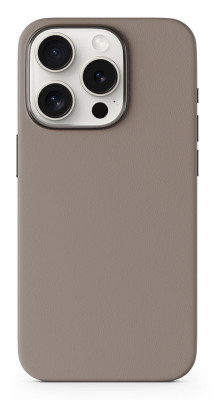 Epico Mag+ Leather Case iPhone 15 Pro Max Clay