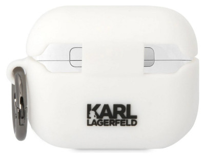 Karl Lagerfeld and Choupette Apple Airpods Pro,WHT