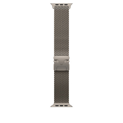 Apple 49mm Natural Titanium Milanese Loop - Medium