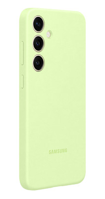 Samsung Silicone Case Galaxy S24+, Light Green