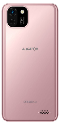 Aligator S5550 Duo 16GB Rose gold