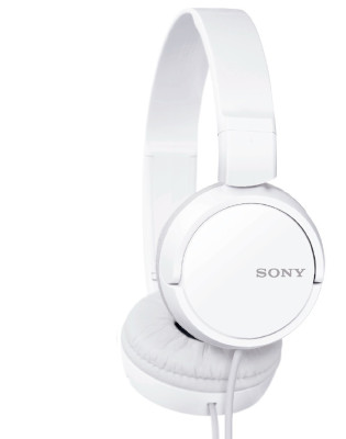 Sony MDR-ZX110W hud. sluchátka 30mm s mostem,White