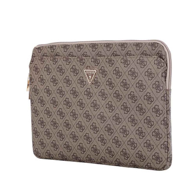 Guess PU 4G Triangle Logo obal Notebook 14", Brown