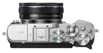 Olympus E-P7 Pancake Zoom Kit silver/black