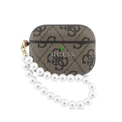 Guess 4G Classic Logo Pearl Strap AirPods Pro 3 Br