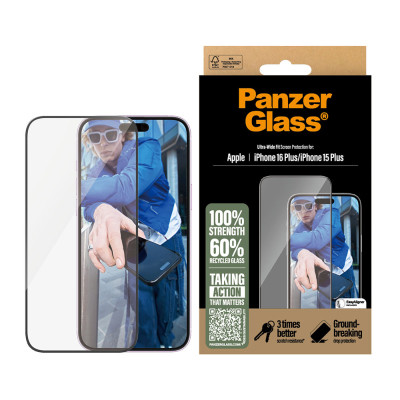 PanzerGlass Apple iPhone 16 Plus/15 Plus