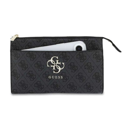 Guess PU 4G Metal Logo kabelka na telefon, Black