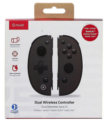 MUVIT Dual Wireless Controller, Nintendo Switch
