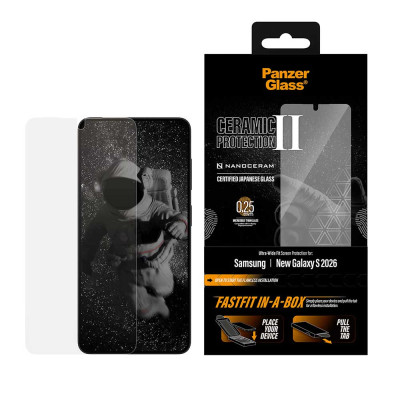 PanzerGlass Ceramic II Sam. Galaxy S26 Fast-in-box
