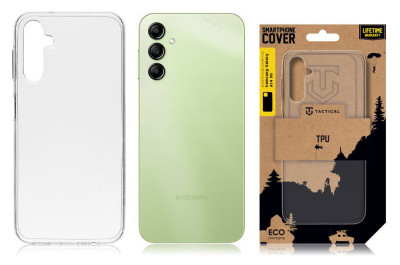 Tactical TPU pouzdro Samsung Galaxy A14 5G, Clear