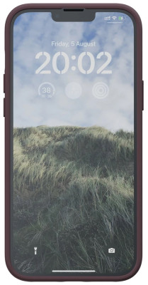 Njord Genuine Leather Case iPhone 14 Plus, Dark Br