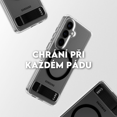 PanzerGlass CARE Galaxy S26U čirý/černý Kicksta Qi