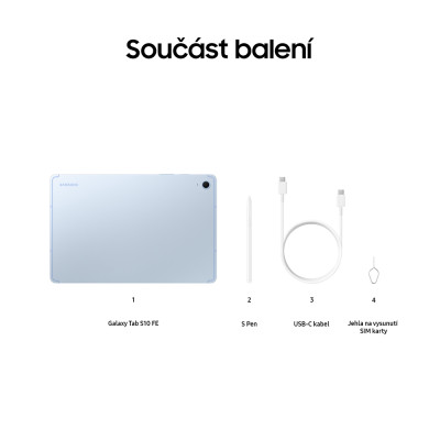 Samsung Galaxy Tab S10 FE 128GB Wifi, Blue
