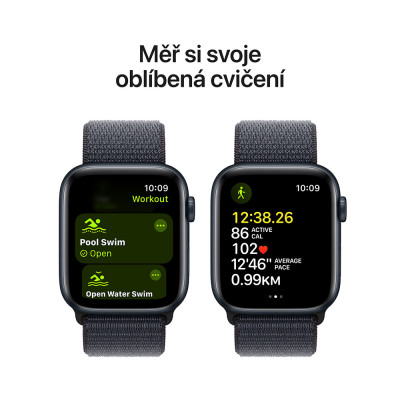 Apple Watch SE 40mm 2024 Midnight, Ink Sport L.
