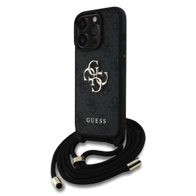 Guess PU 4G M. Logo Crossbody iPhone 16 Pro Max,Bl