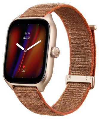 Amazfit GTS 4 chytré hodinky, Autumn Brown nylon