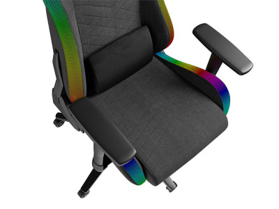 Herní křeslo Genesis TRIT 660, RGB, Šedé