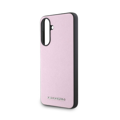 Karl Lagerfeld Saffiano Metal Logo Galaxy A56,Pink