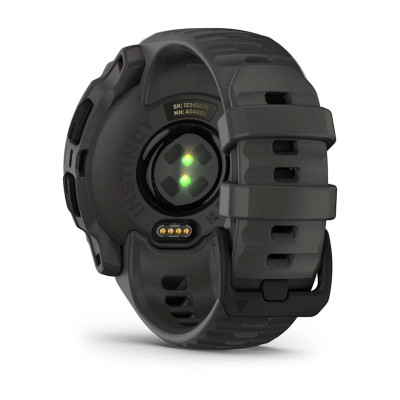 Garmin Instinct E – 40 mm, Black s charcoal páskem