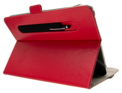 FIXED NOVEL pouzdro TAB se stojánkem+10,1", Red