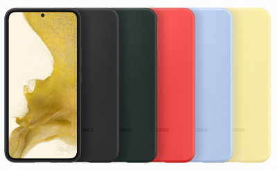 Samsung Silicone Cover S22, Black